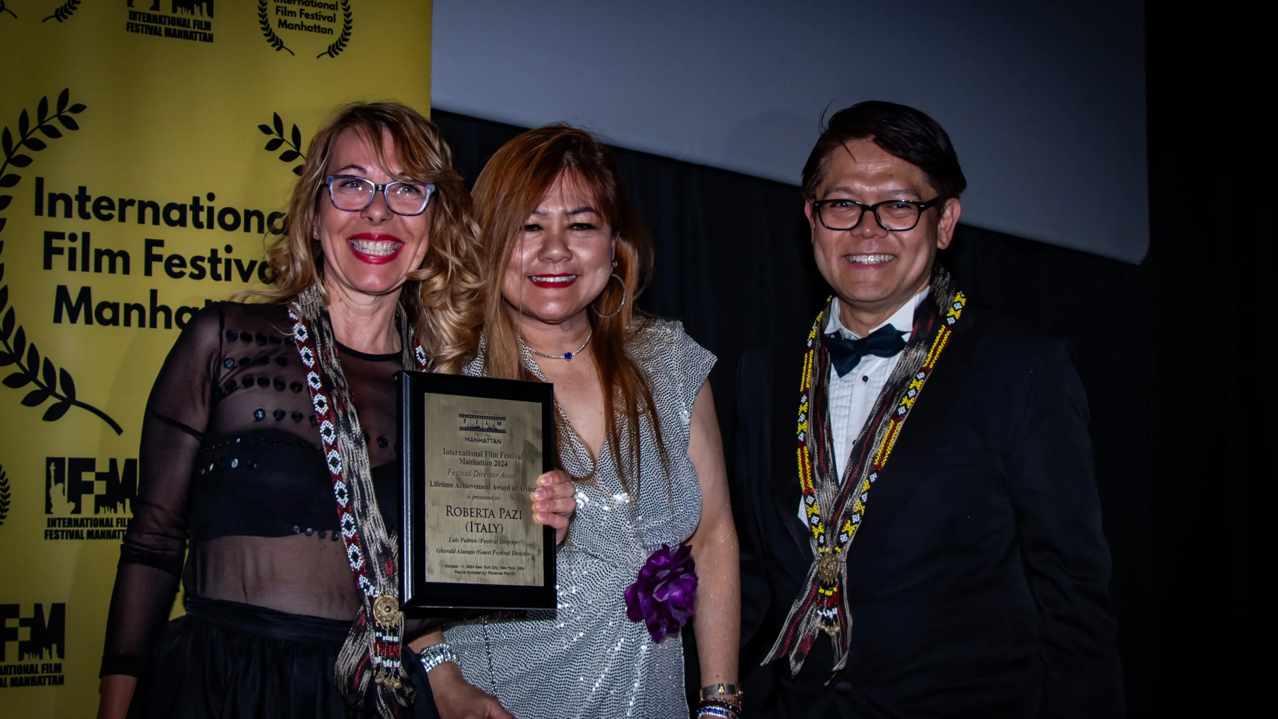 Stelle a New York: Roberta Pazi vince un premio alla carriera